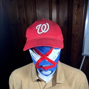 DC Sports Washington Nationals Red Baseball Cap Hat MLB Adjustable OSFM